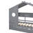 Contemporary Wooden House Bed with Trundle and Storage Shelves-117244263-117244264