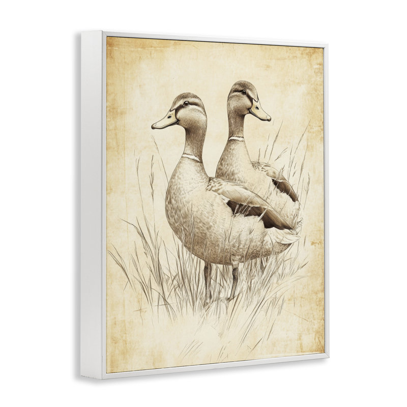 Pique-nique vintage avec giclée encadrée, design par Petal Prints Design, H 20 po x l 16 po