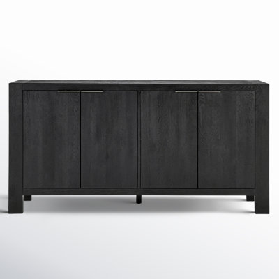 Block 72" Wide Oak Solid Wood Sideboard by AllModern