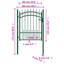 Nessie 259.08 cm W Gate Fencing-149516212-149516215