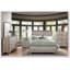 Commode de chambre à coucher 5 tiroirs 1 pièce avec finition noire et quincaillerie noire, design contemporain pour espaces modernes