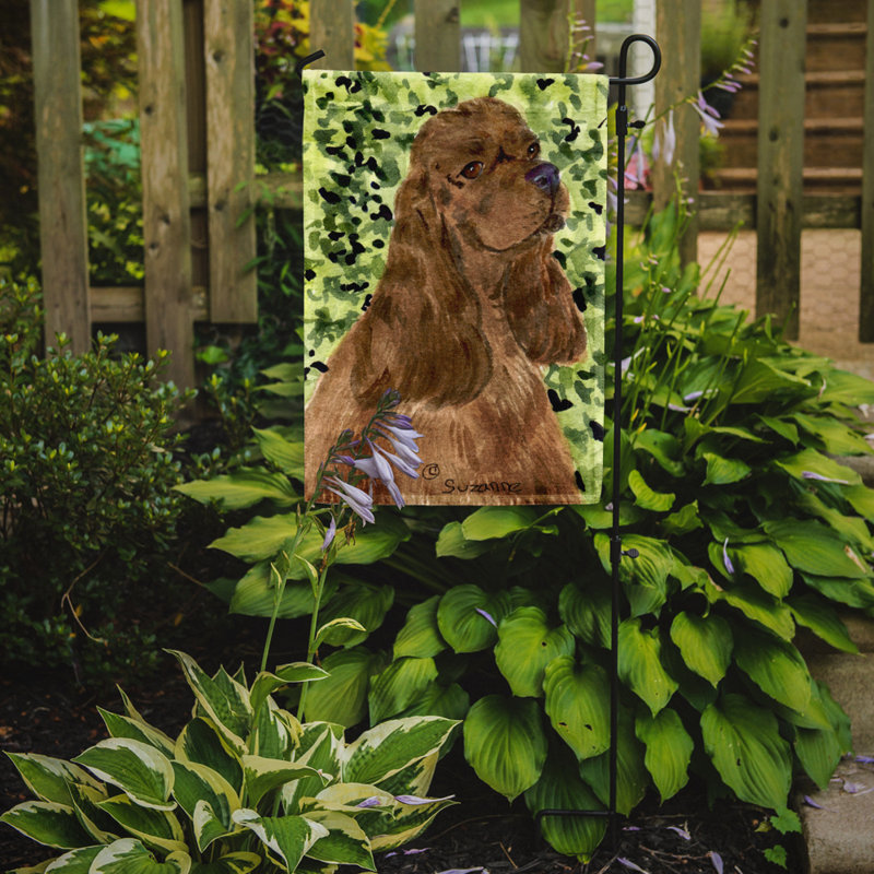 Double Sided 15'' H x 11'' W Polyester Animal Garden Flag