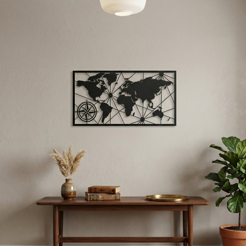 Décoration murale, H 23,62 po x l 47,24 po x P 0,6 po