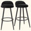 Aaser Upholstered Counter Stool with Metal Frame-228033940
