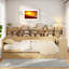 Multifunctional Wooden Daybed With Storage Shelves, Study Desk And Trundle-1141718561-1141718562
