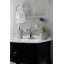 Robinet de salle de bain 1 poignée à fixation sur le comptoir avec poignée escamotable Kingston-50999989-58299266