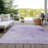 Machine Washable Indoor/Outdoor Xhevrie Lilac Rug-16805429