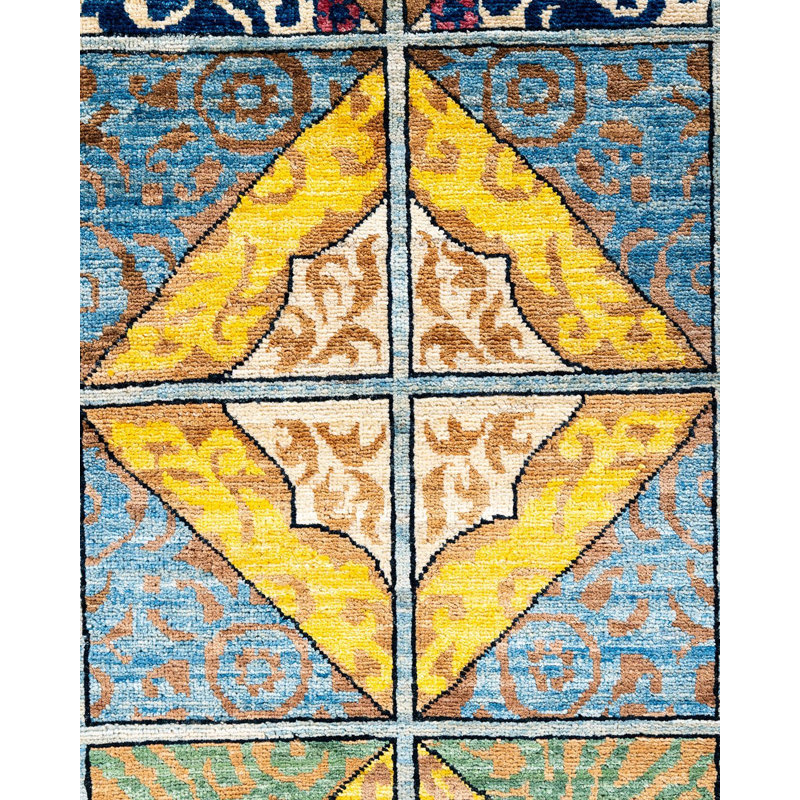 Overyed One-of-a-Kind Rectangle 6'4" X 8'7" Hand Knotted Area Rug