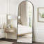 Arched  Metal Oversized Full-Length Mirror-570093160-570231710