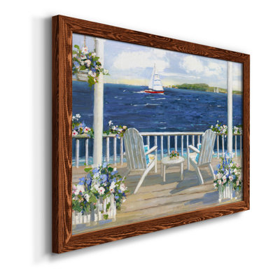 Voile d'été - Peinture sur toile encadrée