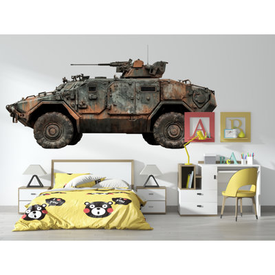 Armored Vehicle Sticker, Military Truck Decal, Tactical Vehicle Art, Army Gift, Combat Truck Sticker, Laptop Sticker 291GM