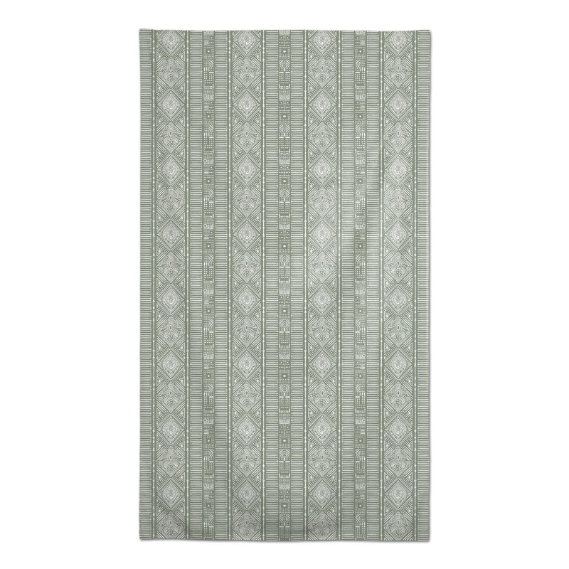 Nappe géométrique, Vert