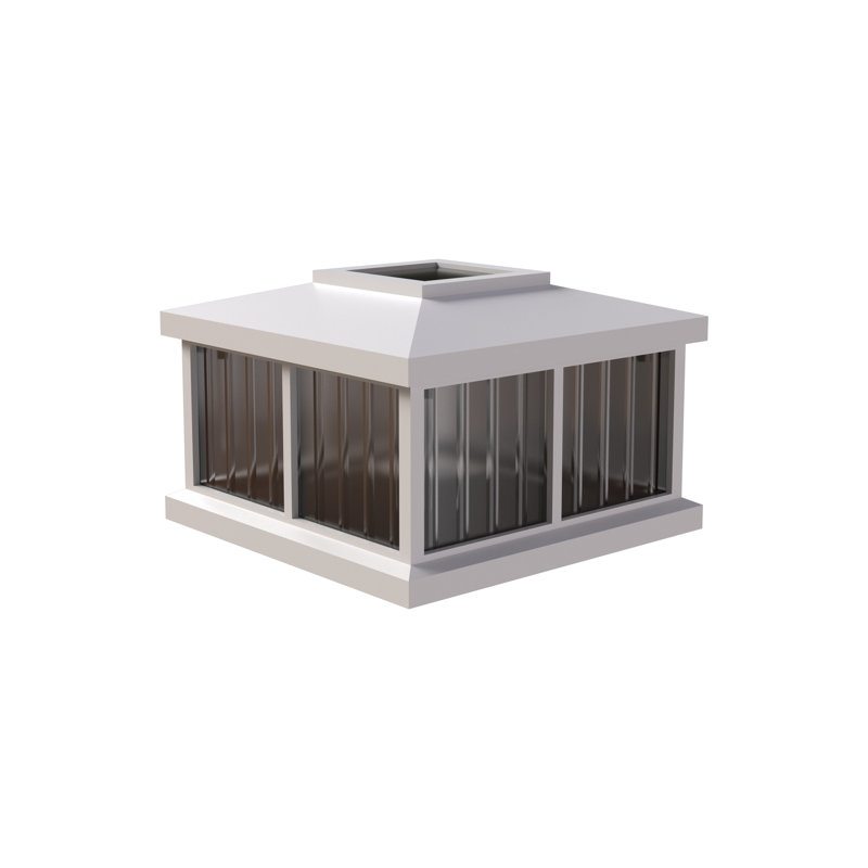 Capuchon solaire de courrier, Blanc