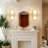 2-Light Wall Mounted Alabaster Sconces (Set of 2)-113397586