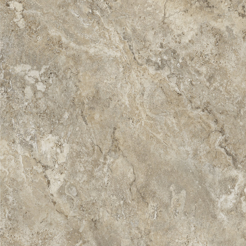 MaxCore Terra 22mil x 12" W x 24" L Click Lock Vinyl Tile Flooring, Travertine