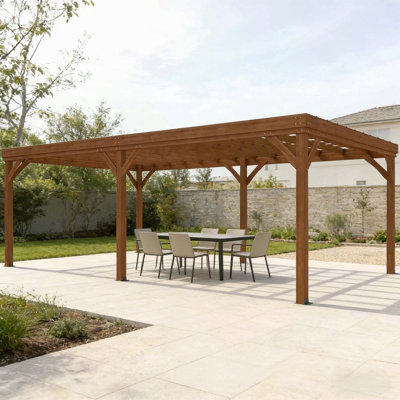 Pergola en bois pour jardin