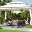 Wicker 9 - Person Garden Lounge Set with Cushions-1178311089