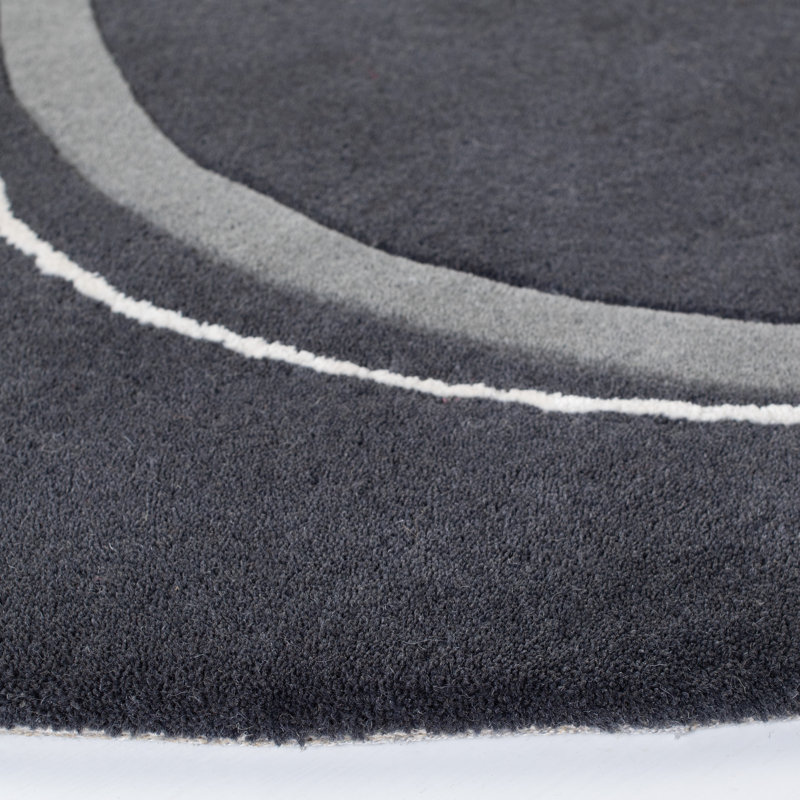 Candelo Hand Tufted Wool Geometric Rug, Runner 2'6" x 8'