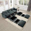 Canapé en U avec repose-pieds mobile-672923954-672923956-672923958