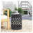 Outdoor Metal End Table -Large-250073297