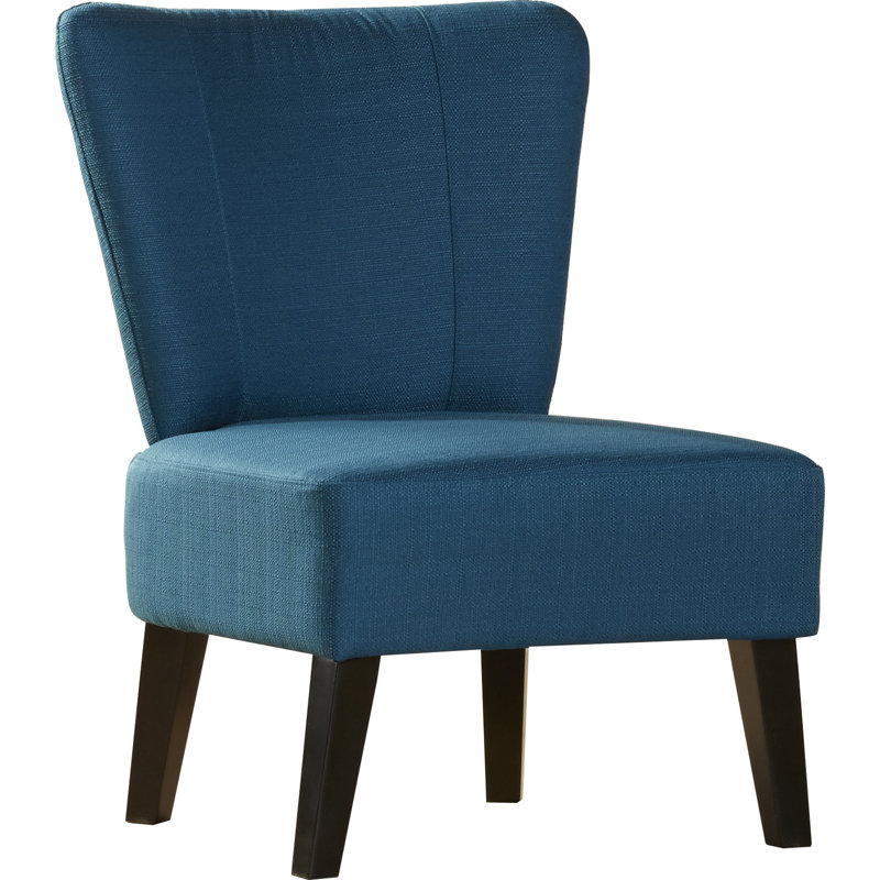 Mandarin Upholstered Chair in Purple, Turquoise