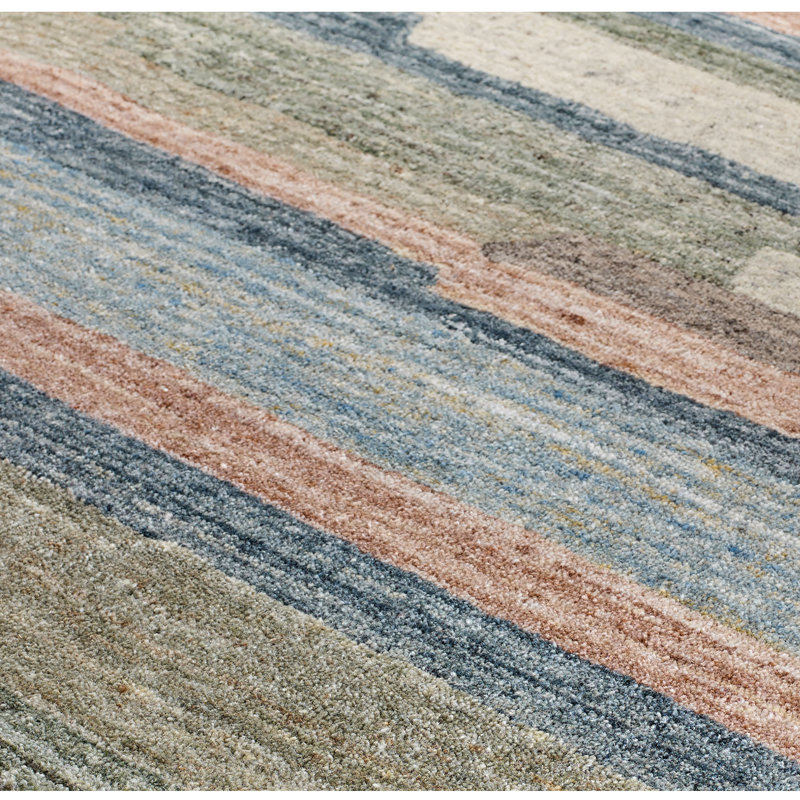Bock Solid Colour Handloomed Area Rug, Rectangle 120 x 170 cm