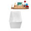 Baignoire autoportante 59 po avec plateau interne 59 po Streamline-101412802