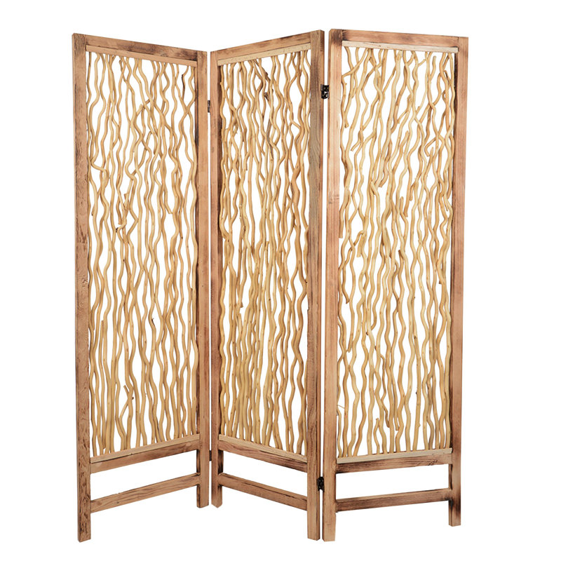 60'' W x 69'' H 3 - Panel Folding Room Divider