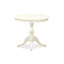 L'ensemble de table de cuisine 3 pièces comprend 1 table de salle à manger moderne et 2 chaises de salle à manger en tissu de lin gris avec dossier haut - finition lin blanc-1645393817-1645393818-1645393813