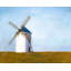 Grand moulin à vent - Toile encadrée blanche pour le décor du salon-119863764