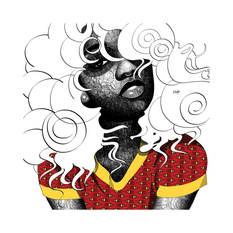 Aziza by Ohab TBJ - Print on Canvas, Wrapped Canvas, 66.04cm H x 66.04cm W x 3.81cm D