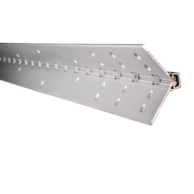 95 in. Heavy Duty Full Mortise Continuous Door Hinge in Aluminum and Duronodic
