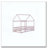 Twin Size House Floor Wooden Bed with Roof Frame,Safety Guardrails-1865550855-1865550848
