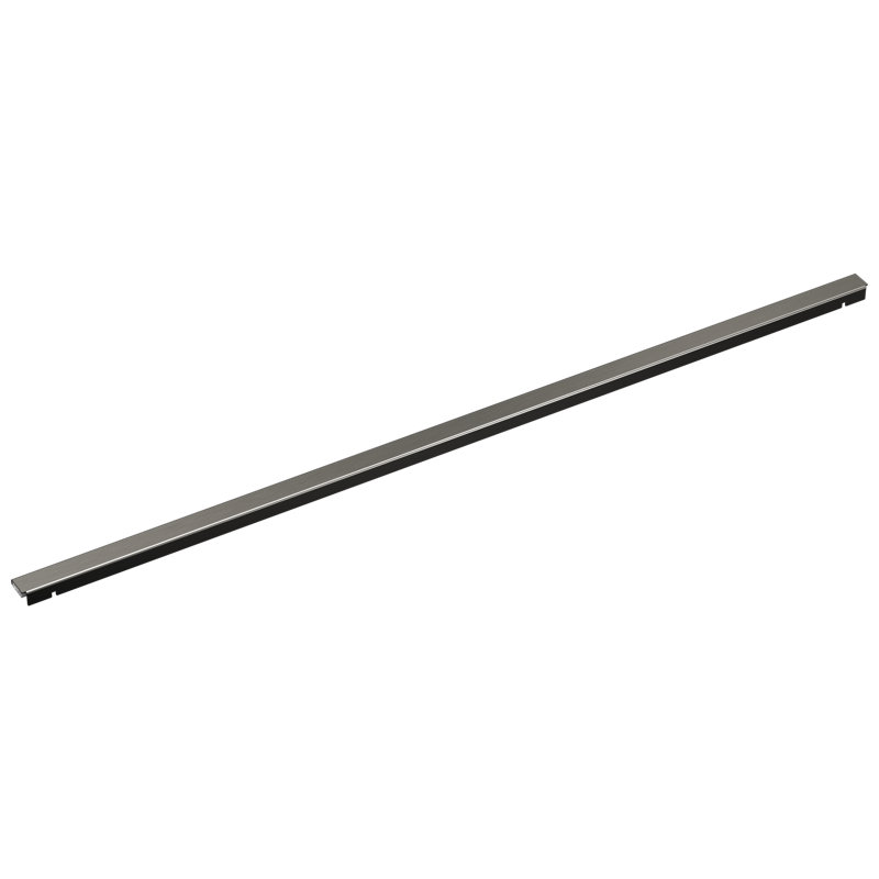 36" Linear Shower Drain Wall Edge, Black Stainless