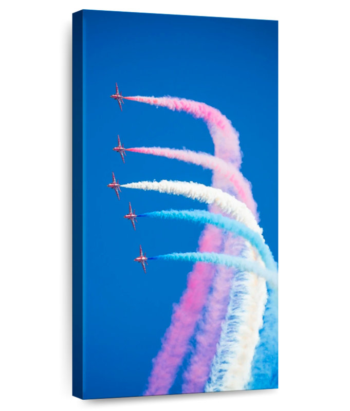Military Plane Contrails