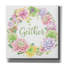 «Succulent Wreath A» par Jean Plout, art mural sur toile-421442844