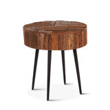 Palm Desert Solid Wood End Table