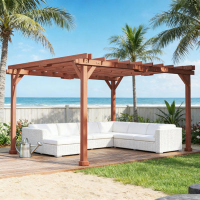 Pergola de jardin en bois, pergola d'extérieur