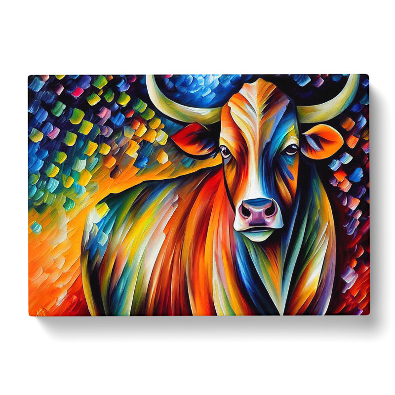 Cow Painting Vol.3 - Wrapped Canvas Painting, 40cm H x 60cm W x 3cm D