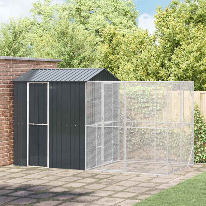 247cm Galvanised Steel Floor Bird Cage