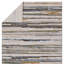 Tapis rayé bleu / crème fait à la main Ph Wilson-1388675605