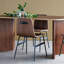 Upholstered Stool with Metal Frame-628275125-628275122