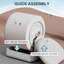 UBPET Automatic, Self-Cleaning Litter Box with App & Camera for Multiple Cats