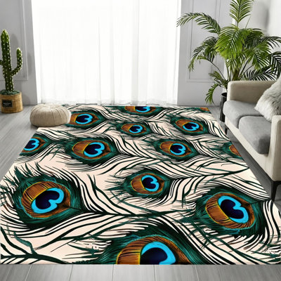Tapis Vibrant Peacock Plume