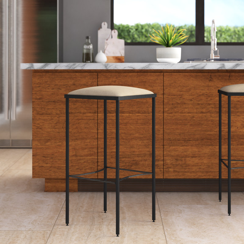 Hammered Stool, Bar Stool (31” Seat Height)