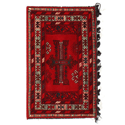 One-of-a-Kind 1'8" x 2'7" Hand Knotted Area Rug