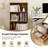 42.5'' H X 24'' W 4-Tier Bookcase w/Storage Drawer-1986252192