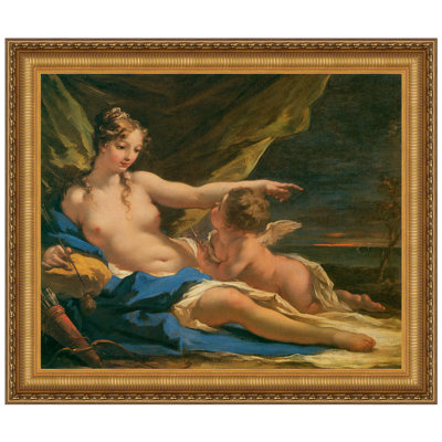 Vénus et Cupidon, 1716, reproduction d'art sur toile