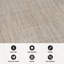 Tapis rayé beige texturé à rayures-710641