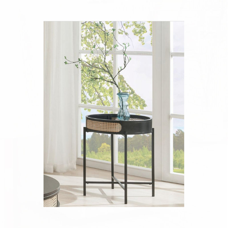 Table de bout noire